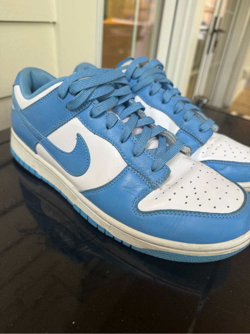 Men’s Nike Dunk Low in University Blue sz 10.5 Good Used Condition